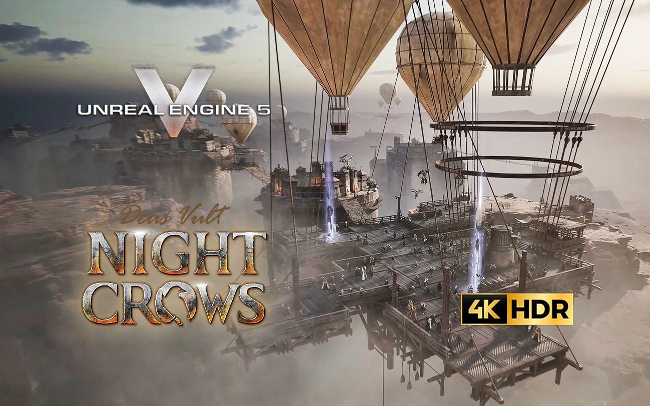 [图]【4K】不那么虚幻5的虚幻5新游【Night Crows 夜鸦】4月27号公测