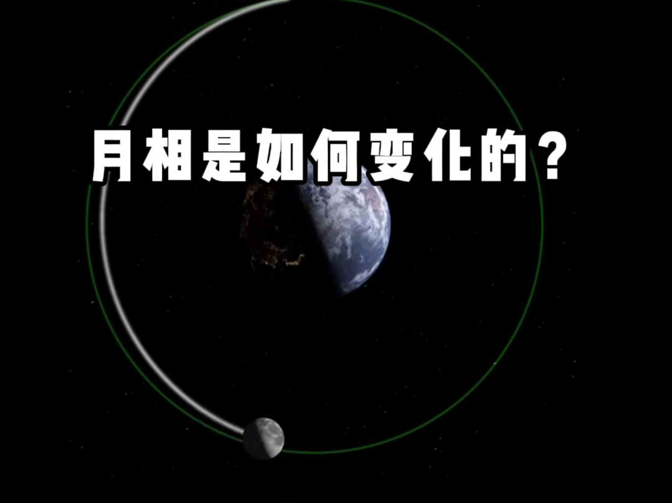 秒懂月相是如何变化的?哔哩哔哩bilibili