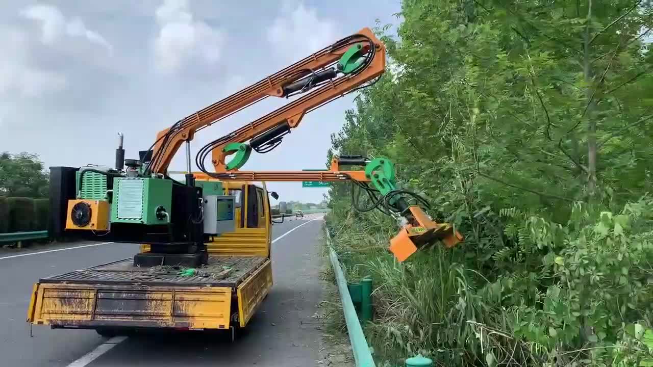 大型高速公路绿篱修剪机 全液压绿化带修剪机