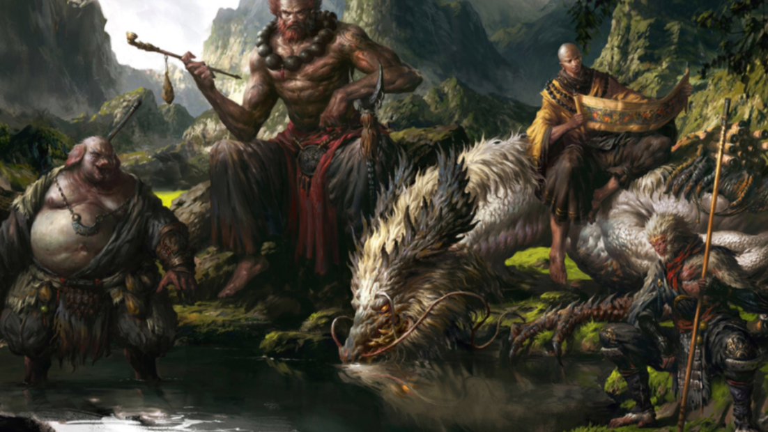 黑神话悟空美术杨奇早期斗战神作品