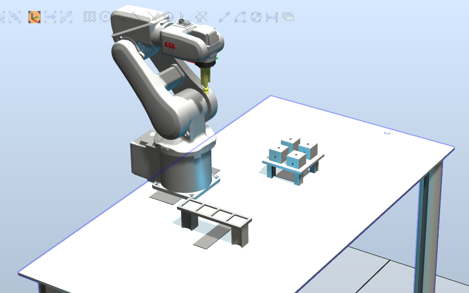 ABB robot studio 搬运码垛工作站《福鑫机器人5分钟教你做小作业》教程哔哩哔哩bilibili