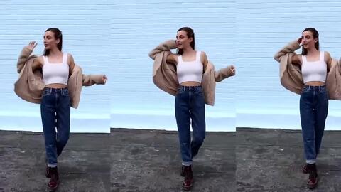 Emma chamberlain jeans clearance hollister