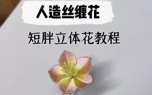 Download Video: 渐变人造丝缠花教程