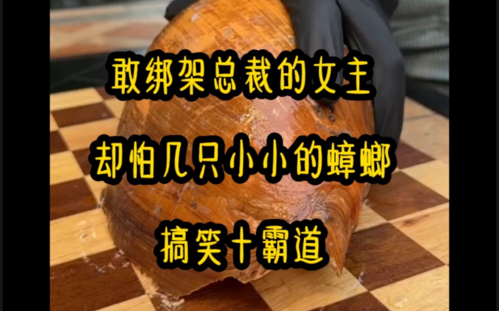 书旗小说《调皮老婆》女主敢绑架总裁,却怕几只小小的蟑螂,她的名言是:在我心里蟑螂排第一,死排第二.女主真是一个搞笑之人.哔哩哔哩bilibili