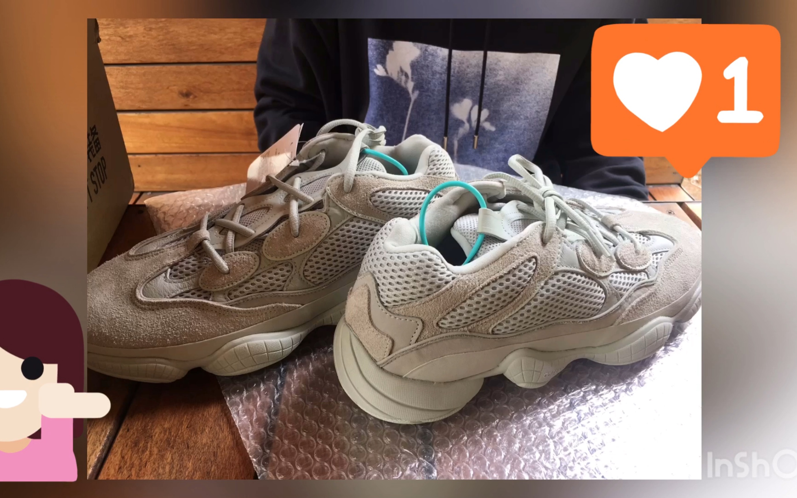 Adidas YEEZY 500|salt 海盐|学生党快乐买鞋哔哩哔哩bilibili