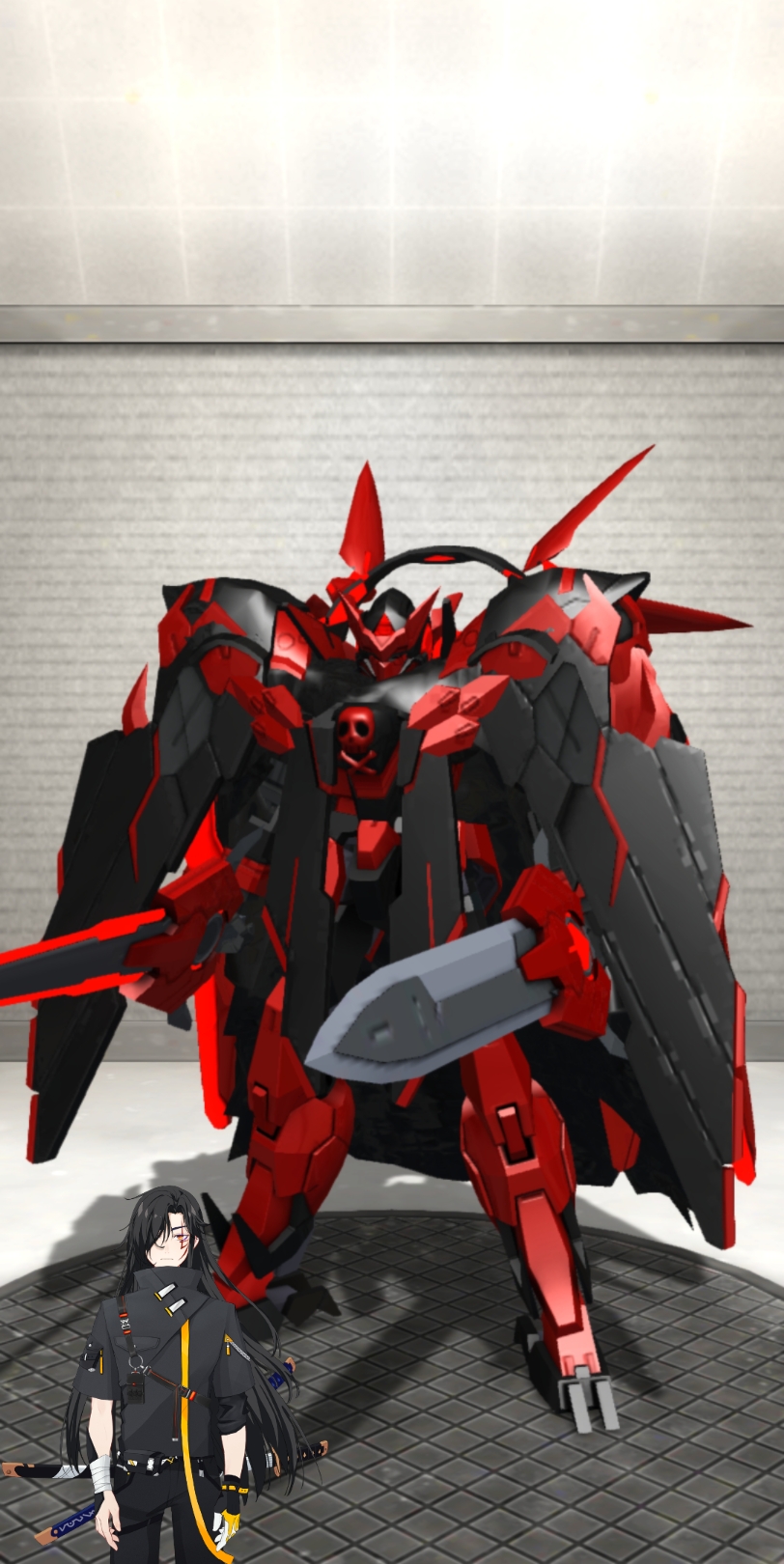 奇美拉高达以及落的形象《高达破坏者》