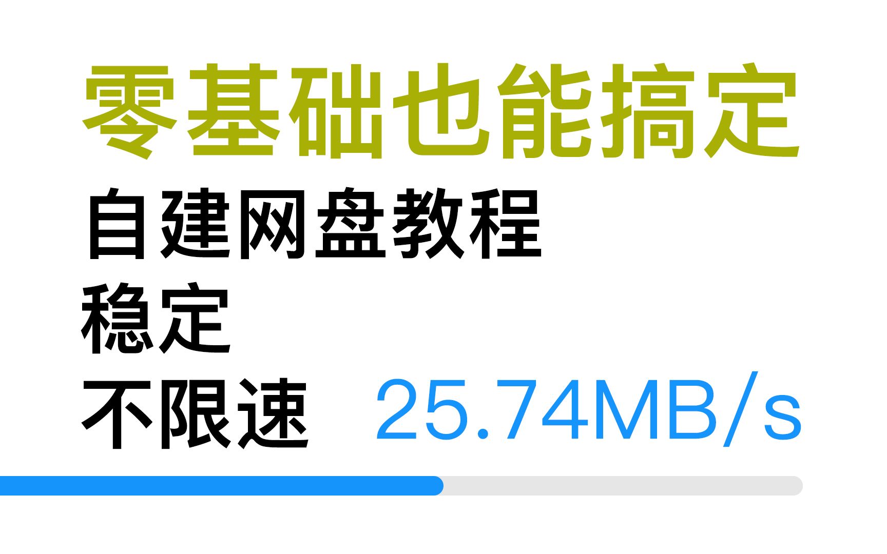 [图]还在用某度网盘？最简单稳定的个人网盘搭建教程来了