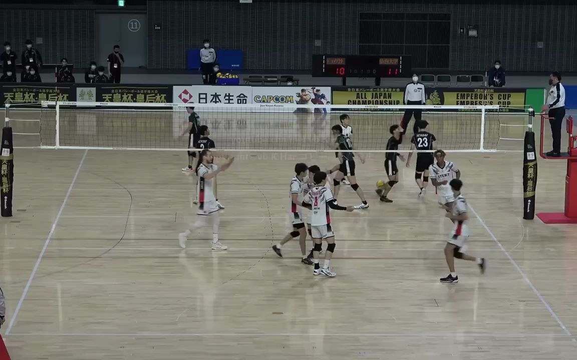 【2022天皇杯全日本バレーボール选手権】221209 Bコート1回戦 ジェイテクト vs 仙台大学 底线视角哔哩哔哩bilibili