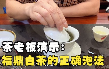 [图]【老板娘教你泡茶系列】福鼎白茶的正确泡法