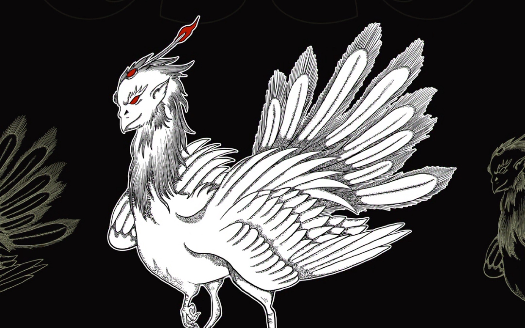 【prprocreate 】山海经异兽-瞿如