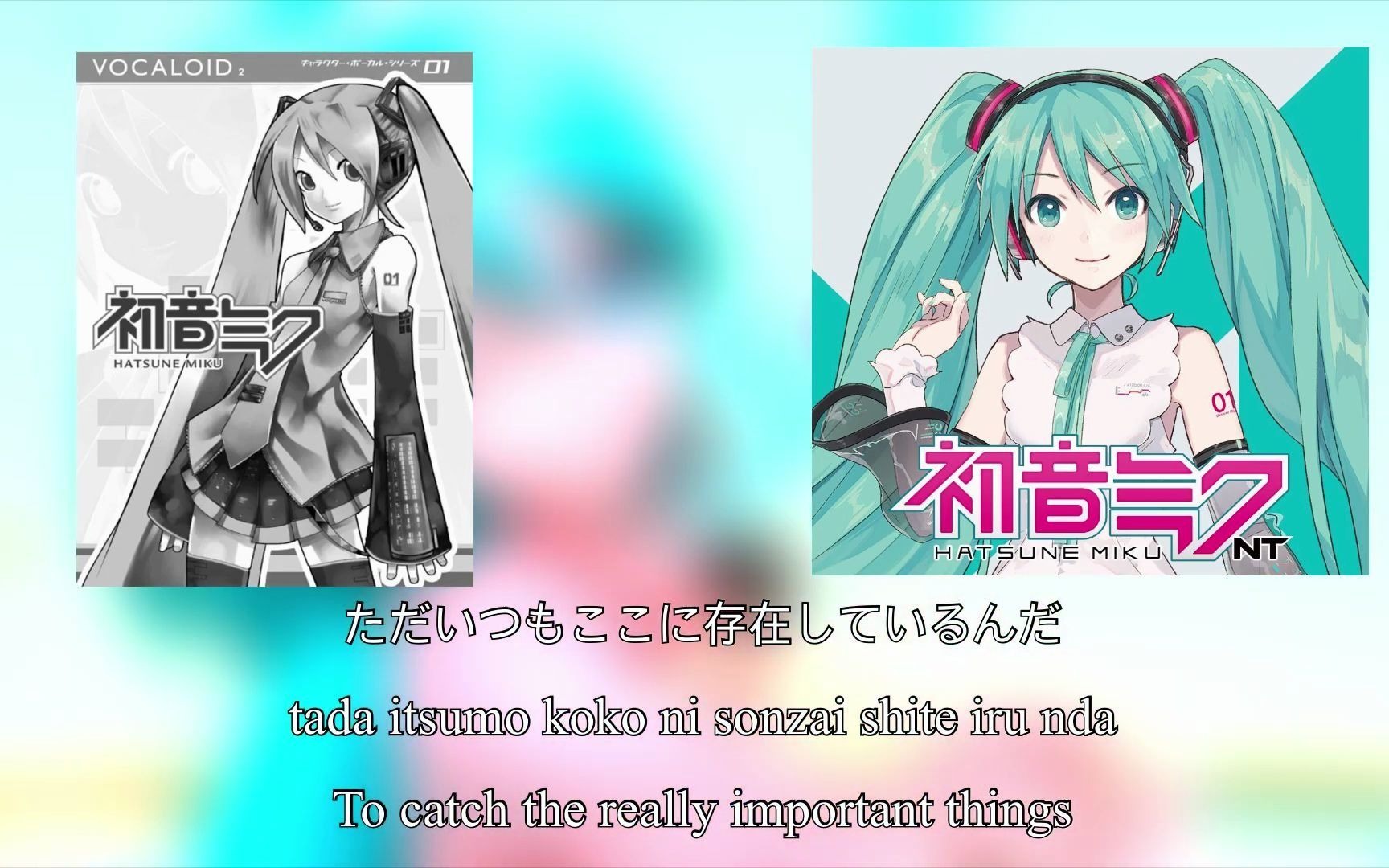 [图]Hatsune Miku V2 and Hatsune Miku NT Comparison (Kipple Industry Inc.)