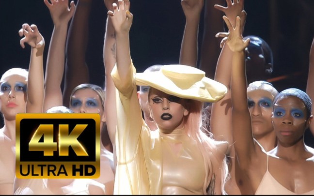 [图]【4K60帧】真正的Diva！Lady Gaga《Born This Way》格莱美神级现场