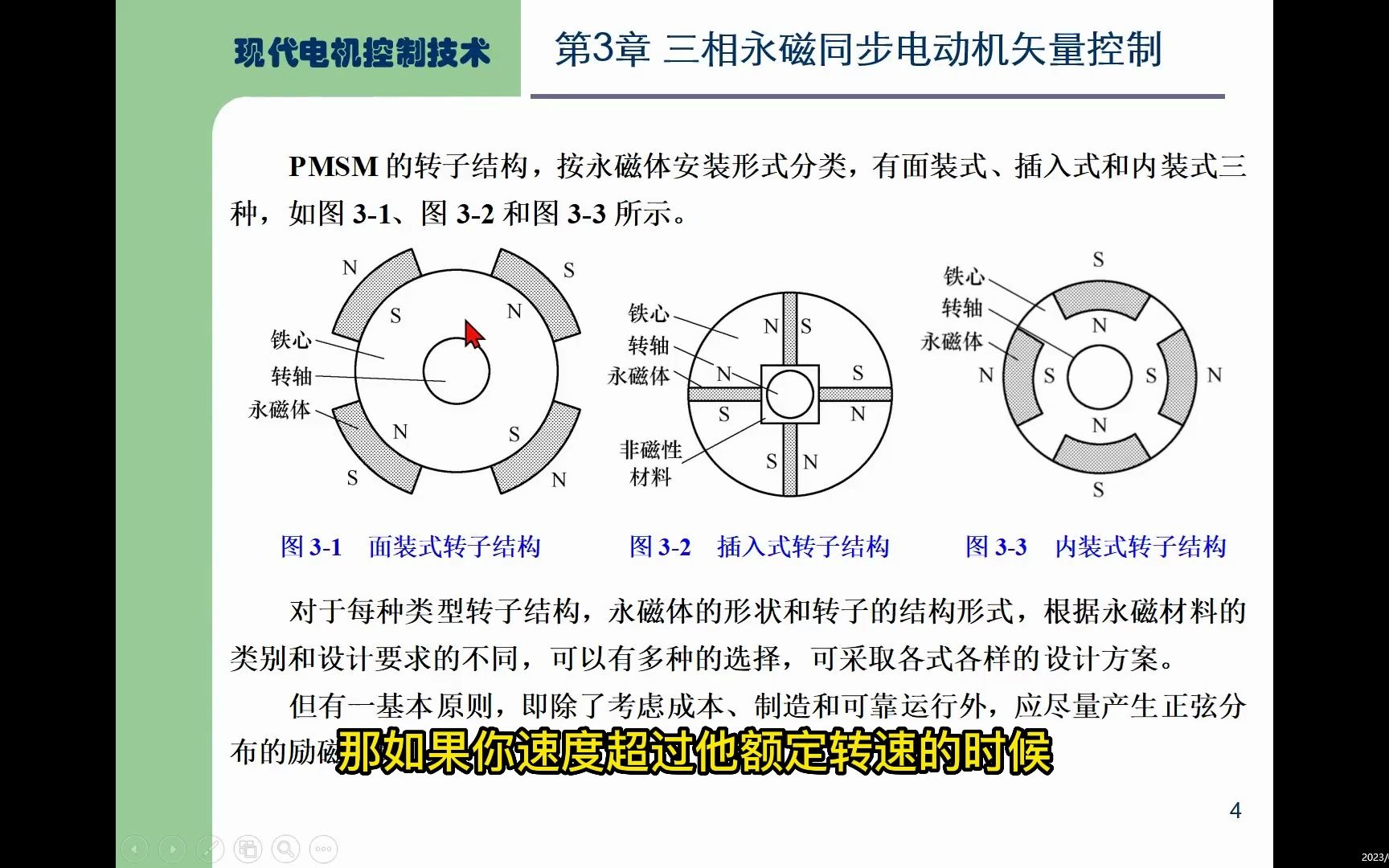 电机控制 电磁学基础4永磁同步电机简介(内嵌式和表贴式的差异)哔哩哔哩bilibili