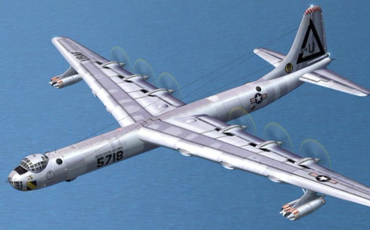 【美国】b-36"和平缔造者"轰炸机 起飞与飞行