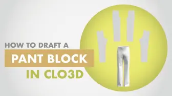 Скачать видео: 【中配】如何在CLO3D中起草PANT BLOCKHow to Draft a PANT BLOCK in CLO3D