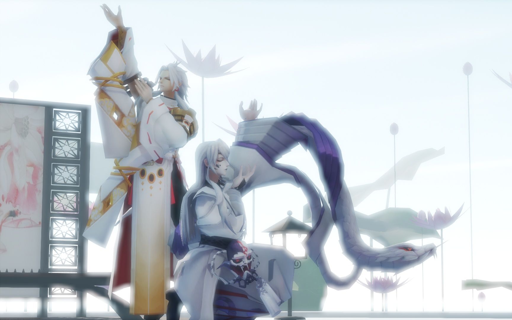 阴阳师mmd八岐大蛇荒霜雪千年