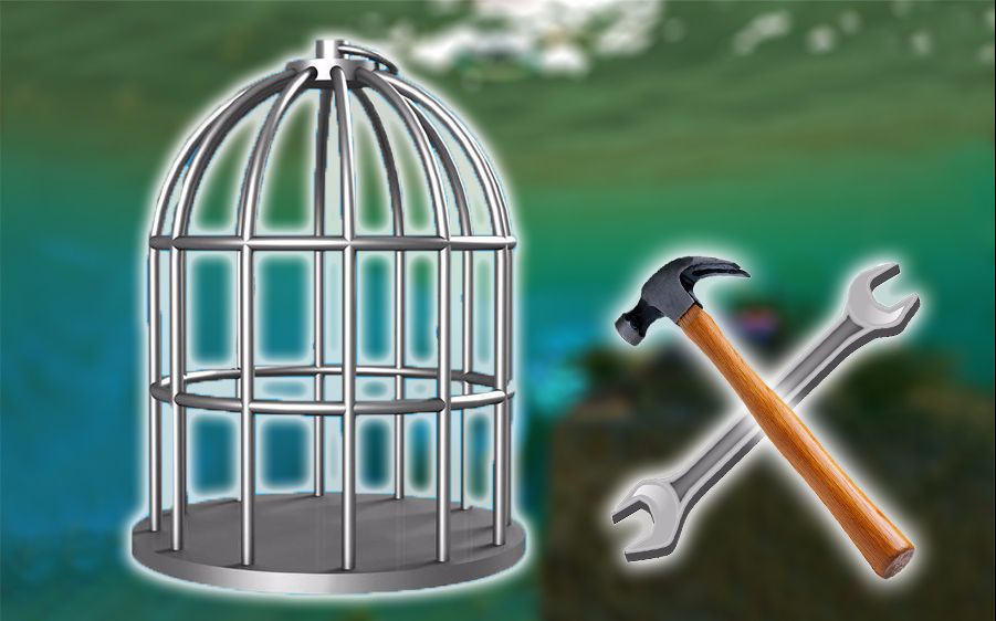 搭建水下困兽笼!《美丽水世界》29_哔哩哔哩_bilibili