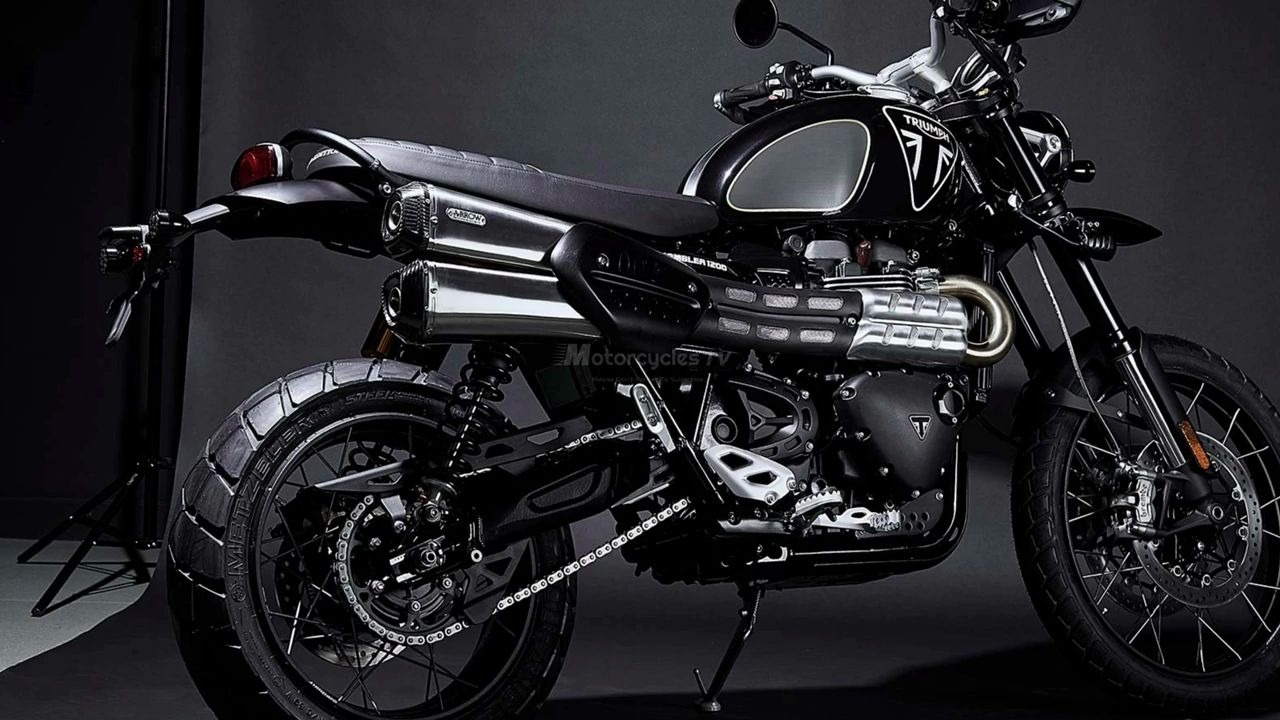 2020 凯旋 攀爬1200 triumph scrambler 1200 bond edition_哔哩哔哩