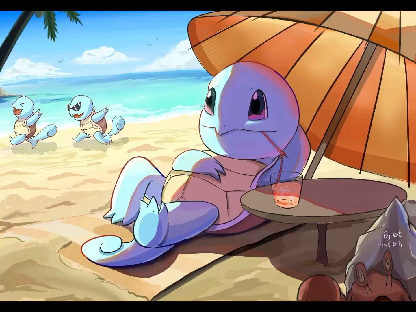 【宝可梦绘画图鉴】007.杰尼龟