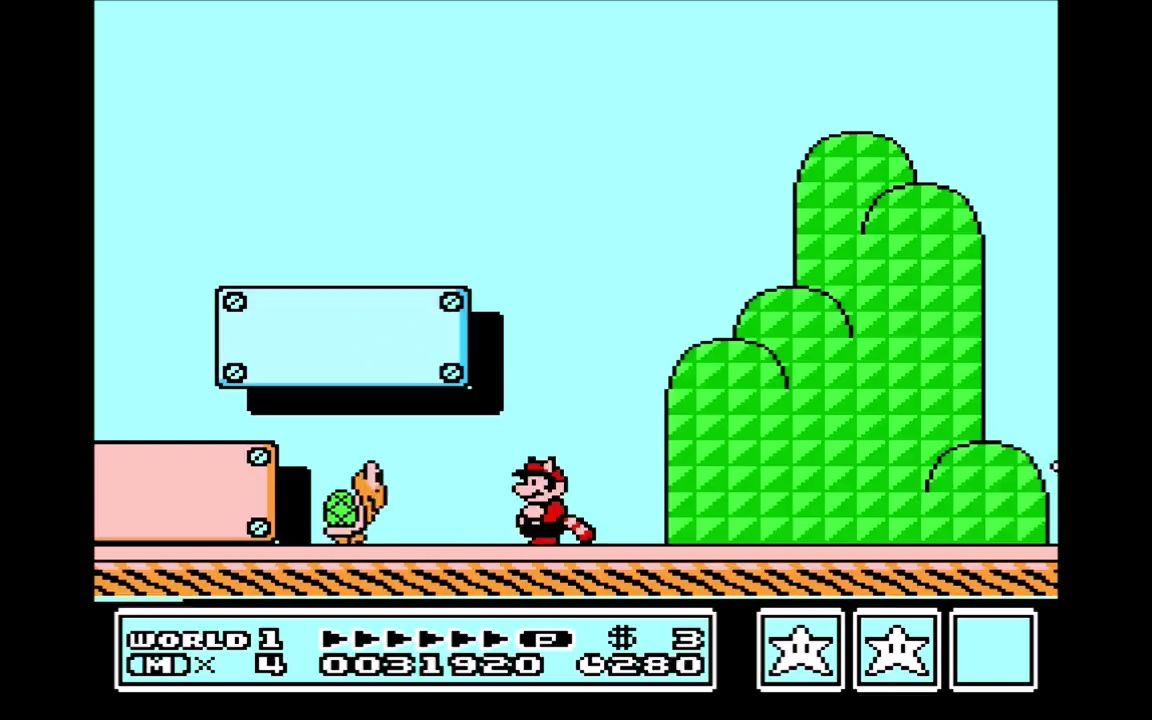 fc/nes 超级马里奥3 代 1-2关到1-3关之间的无限1up!