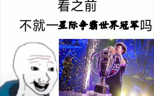 不就是一个星际争霸世界冠军吗?星际争霸2