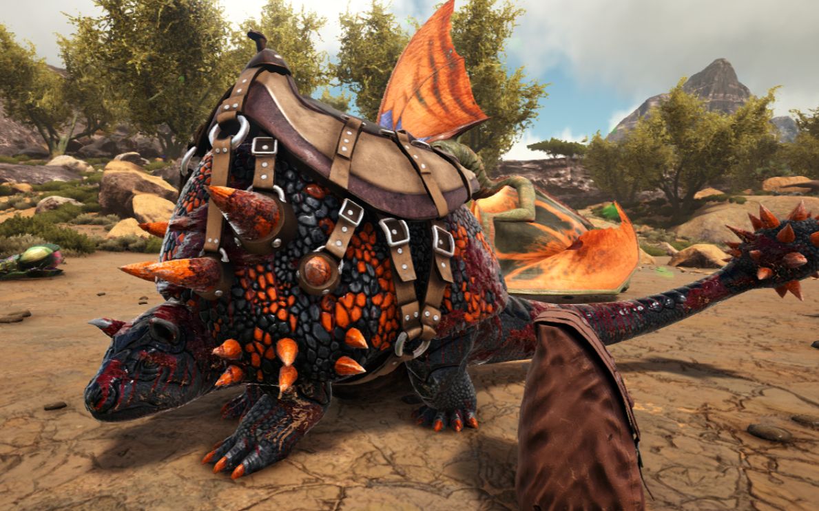 方舟生存进化永恒的焦土 03 采矿神兽超级星尾兽_哔哩哔哩 (゜-゜)つ