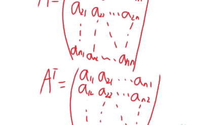 行列式:矩阵的行列式等于其转置矩阵的行列式哔哩哔哩bilibili