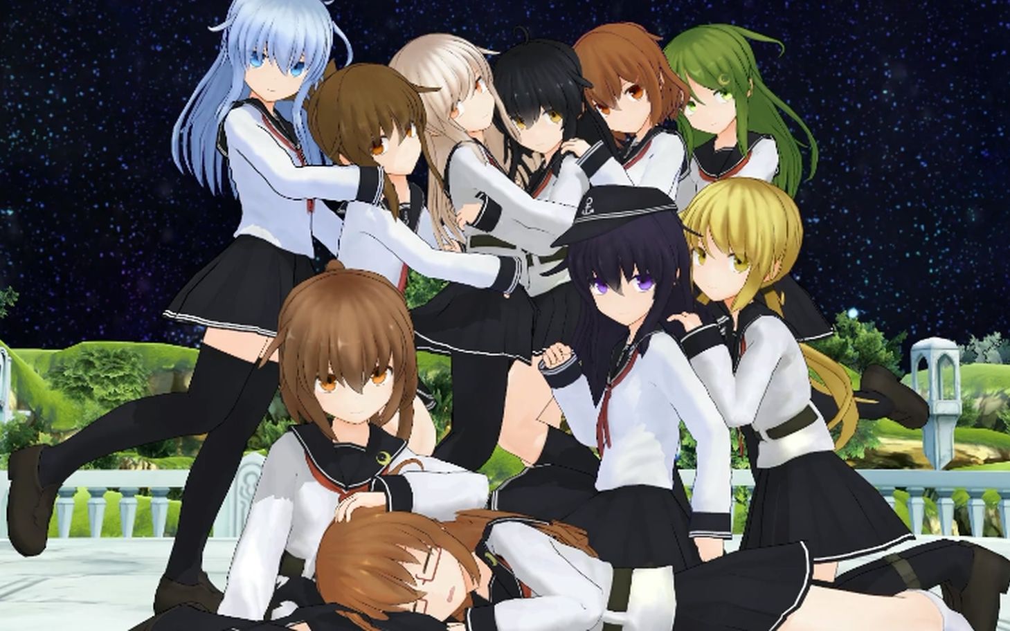 【mmd舰c】エボシ式第六驱逐队99睦月型 twinkle_哔哩哔哩 (゜-゜)