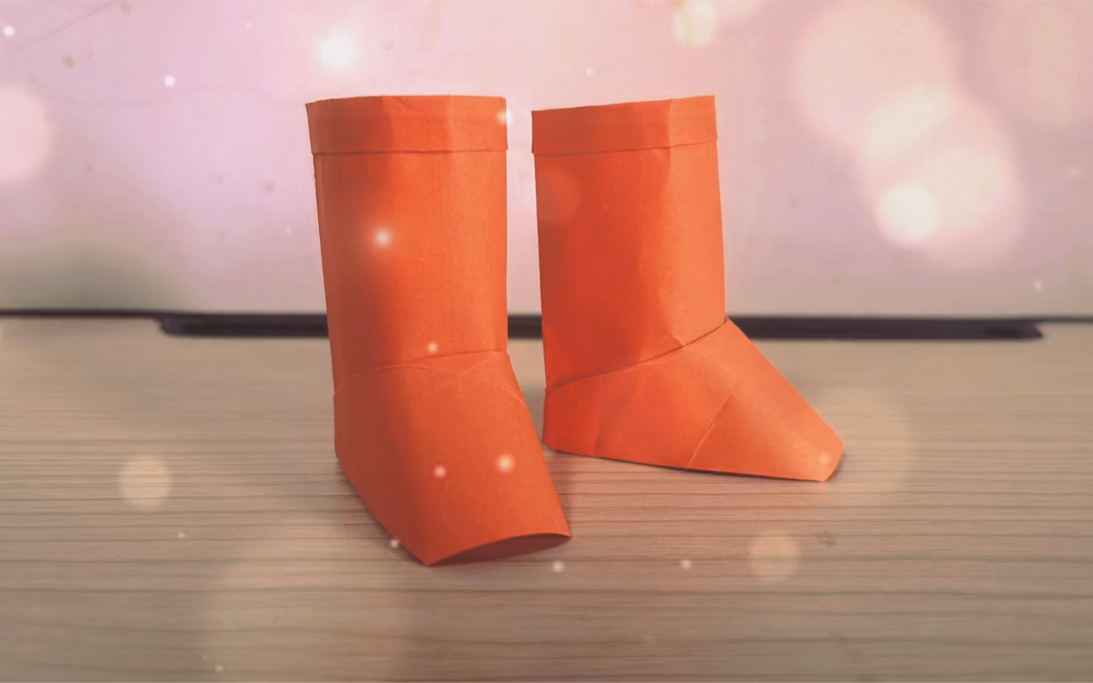 活动  〈手工折纸〉小靴子!太逼真了,建议收藏