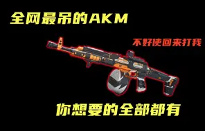 Tải video: 【改装推荐】暴改3个小时，改出了全网最吊的AKM，拿走，下一个游龙就是你！