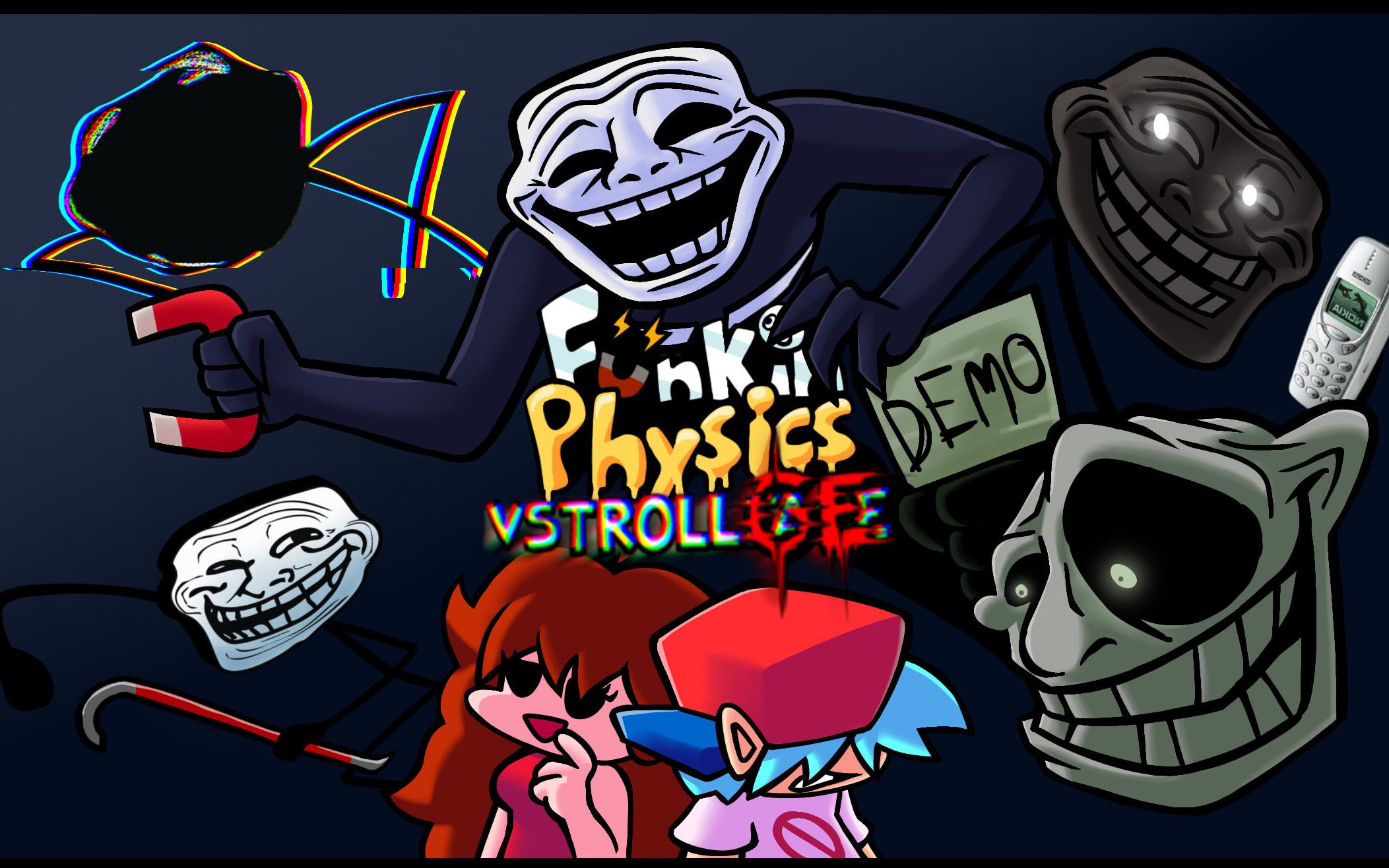 fnf优质模组更新funkin physics week 2 demo (10 new songs)