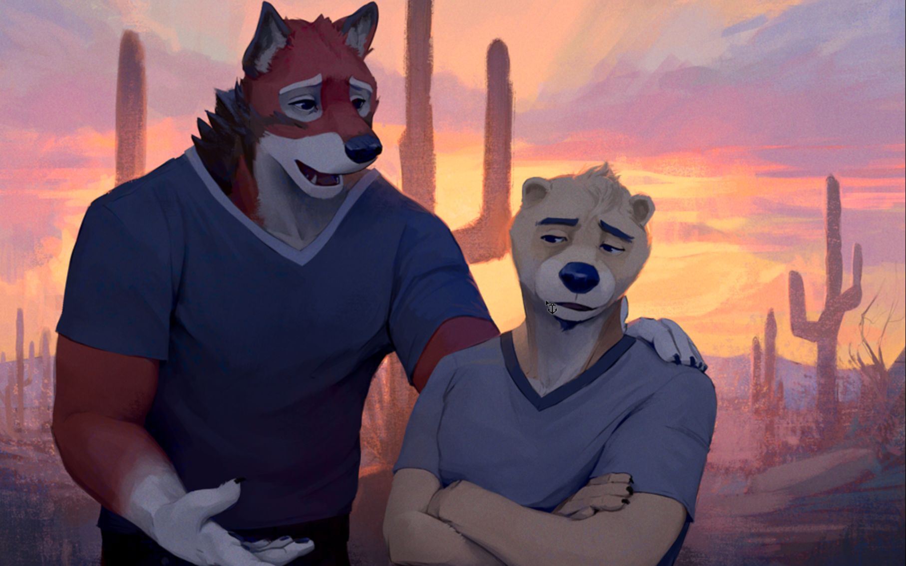 【兽游】回音镇4,落日下的交流,我和leo的过去