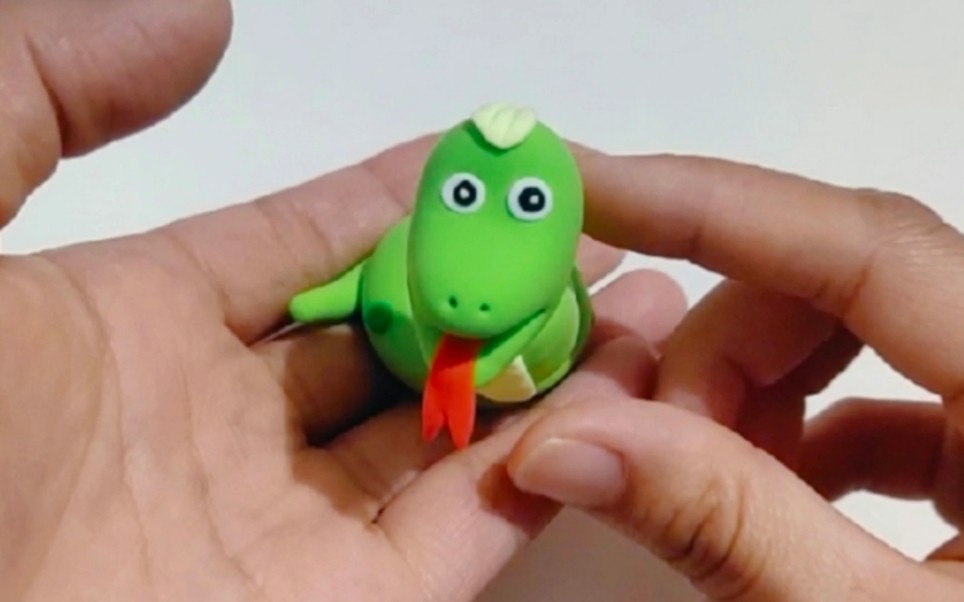 十二生肖之"巳蛇"粘土手工