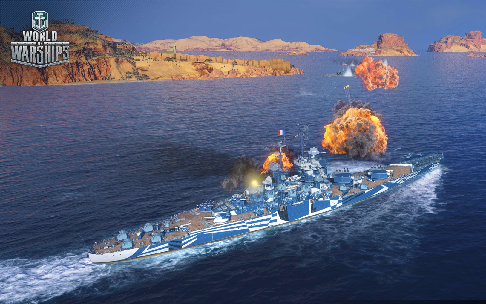 战舰世界欧战天空第1038期让巴尔的战场苦战