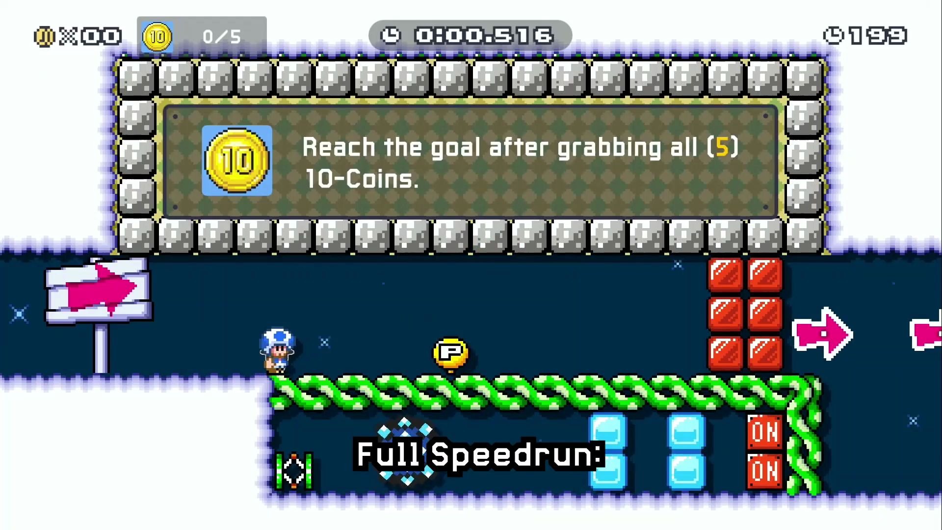 马里奥制造2【哈库计时挑战 第八弹】气球竞速