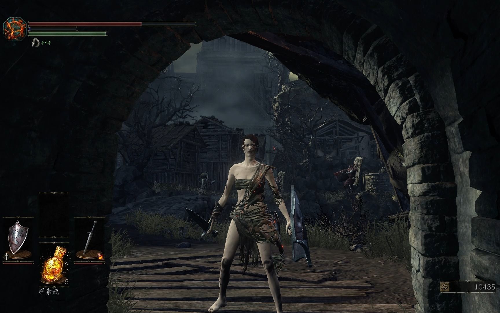 【黑暗之魂 iii】dark souls iii 12-不死村(六) 高墙吸魂鬼