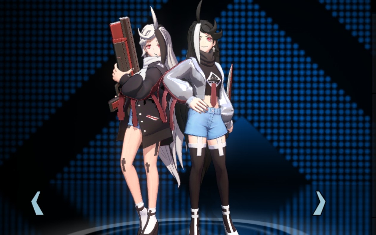 非人学园体验服——黑白无常实战体验_哔哩哔哩_bilibili