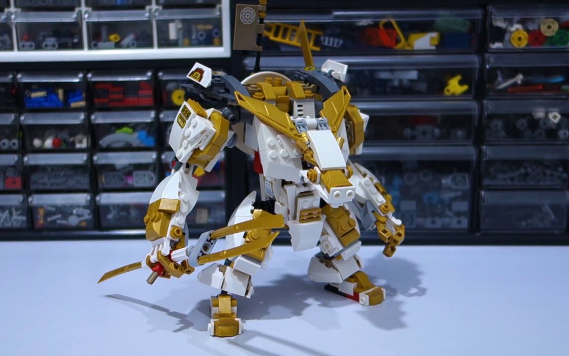 乐高 幻影忍者 golden dragon mech 71702 速拼