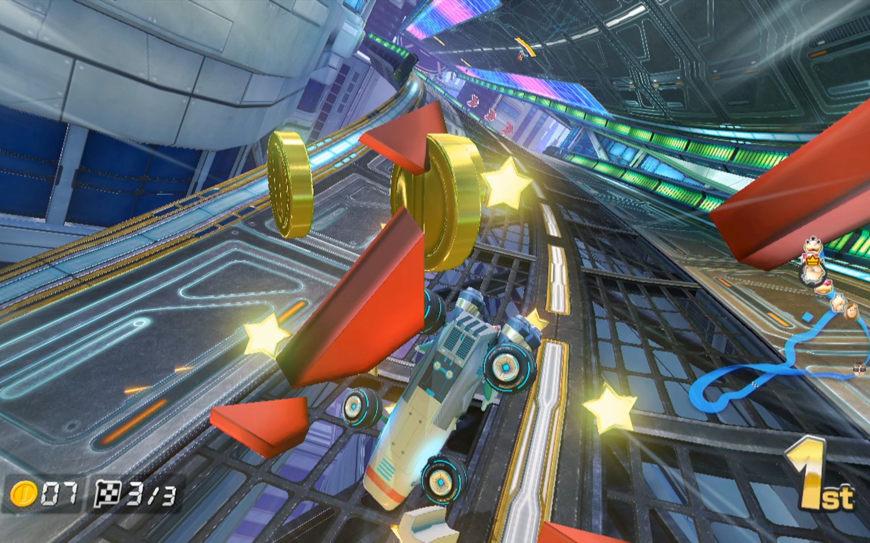 wiiu马里奥赛车8全球联机模式日常4高手场被暴打系列