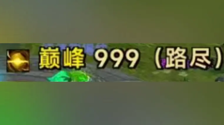 魔兽主播“二细”成为国服首个天道（999巅峰）