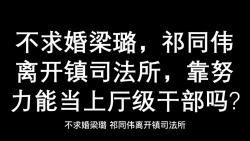 不求婚梁璐,祁同伟离开镇司法所,靠努力能当上厅级干部吗?哔哩哔哩bilibili