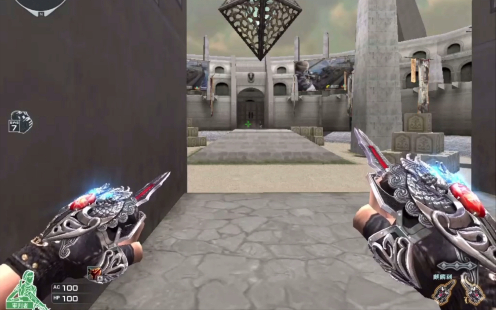 【zj战☆魂】@西伯利亚丶猫哥cf英雄级近战武器麒麟刺解说试玩伤害