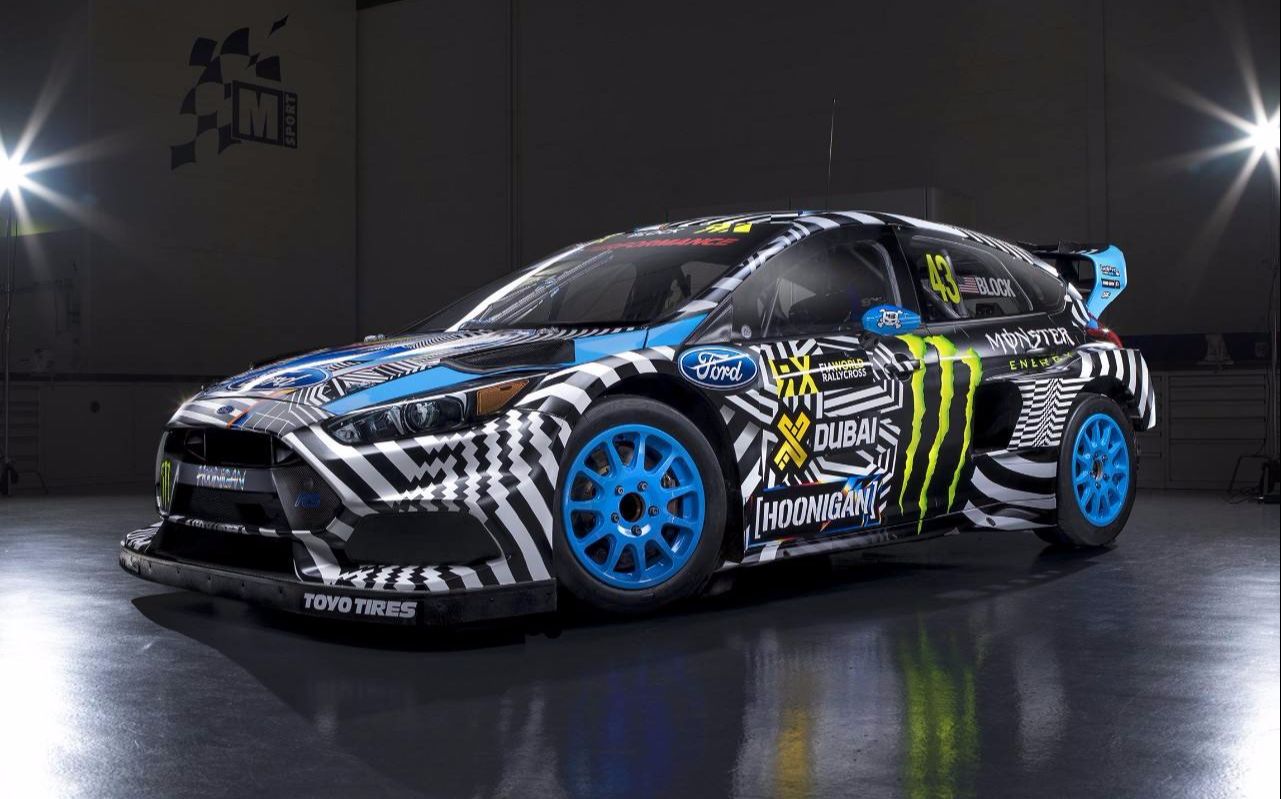 陌上极限竞速地平线3福特kenblock拉力赛车暴风雪山