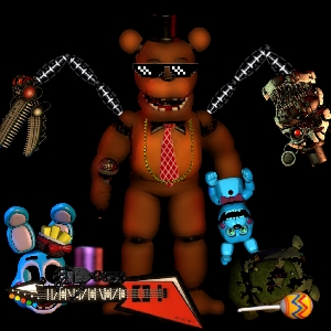 自己画的欢乐时光弗莱迪