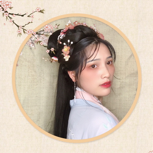 惊了小说女主脸超仙汉服桃花妆造小仙女去赏花回头率爆棚