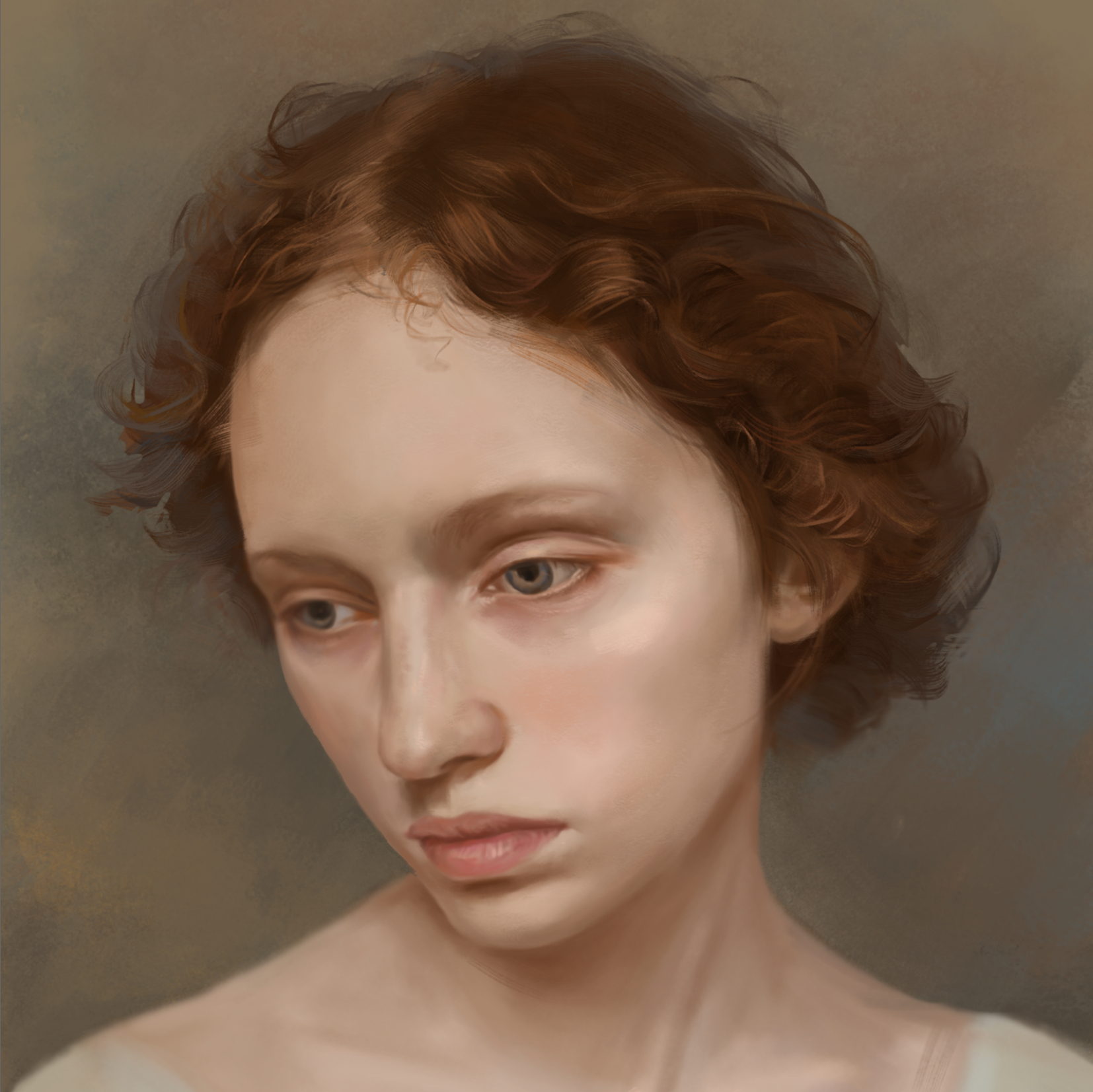 板绘厚涂 红狐女孩 完结篇