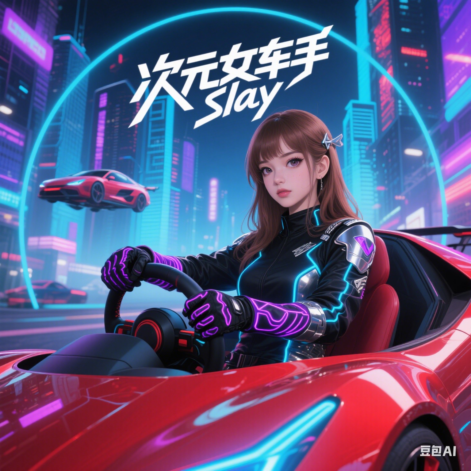 次元女车手slay