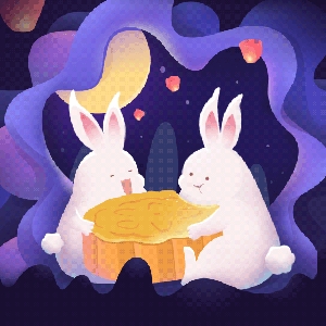 秋雨梧桐明月夜