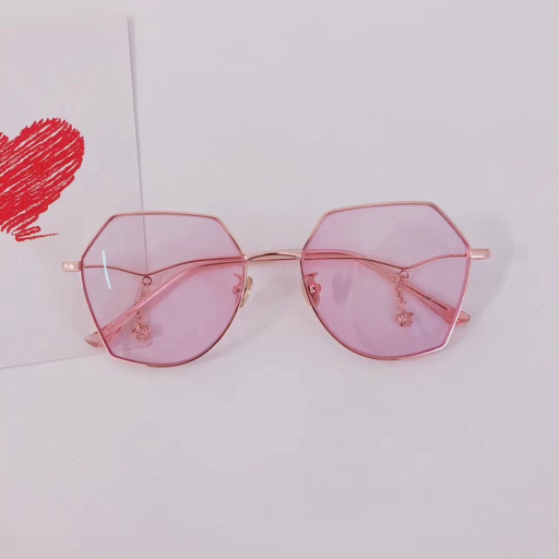 bling bling的可爱无框眼镜