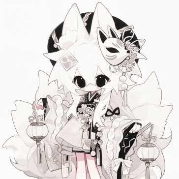 白色狐狸ovo